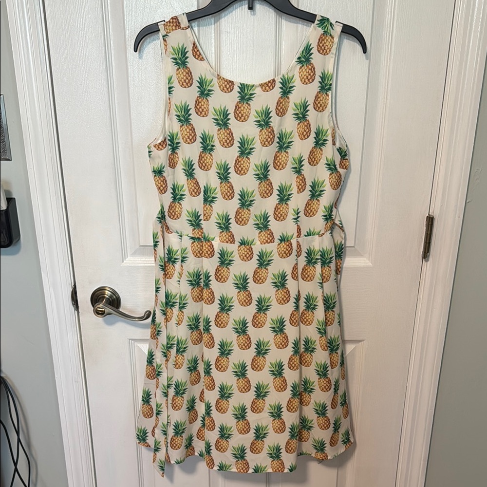 L.A. Soul Pineapple Patterned Dress